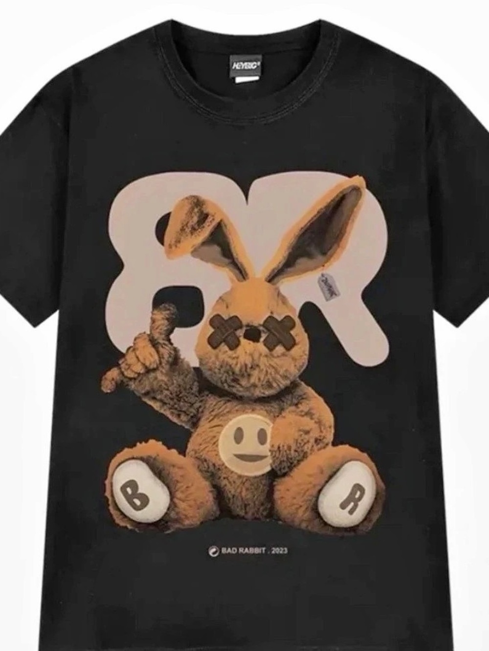 Ader Error Graphic Rabbit Short Sleeve Tee in Black BRAND NEW